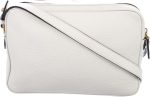 Prada Women's White Vitello Phenix Leather Crossbody HandBag 1BH079 - Image 6