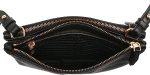 Prada Bandoliera Tessuto Nylon Soft Calf Trim Black Crossbody Bag 1BH046 - Image 5