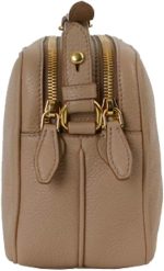 Prada Beige Vitello Phenix Leather Double Zip Crossbody Bag 1BH079 - Image 3
