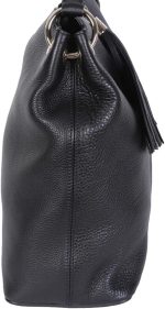 Gucci Soho Flame Red Leather Bag Soft Hobo Italy Handbag New - Image 5