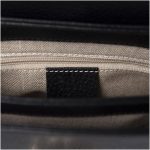 Gucci Interlocking G Black Leather Chain Shoulder Bag 510302 - Image 7