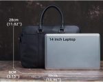 FEER Business Men's Briefcase Casual Men's Handbag Shoulder Large Capacity Messenger Bag for 15.6" Laptop - Image 2