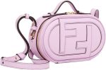 FENDI O'Lock Lilac Leather Mini Crossbody Bag - Image 2