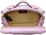 FENDI O'Lock Lilac Leather Mini Crossbody Bag - Image 5