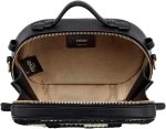 FENDI O'Lock Raffia and Leather Mini Crossbody Bag - Image 4