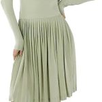 BURBERRY Open-Back Stretch Silk and Crepe Pleated Chain Detail Dress, Brand Size 2 (US Size 0)