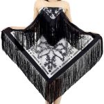 BURBERRY Ladies Snow Tasselled Tulle-Overlay Twill Dress, Brand Size 2 (US Size 0)