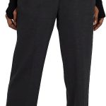 BURBERRY Ladies Charcoal Grey Straight Cashmere Trousers, Brand Size 4 (US Size 2)