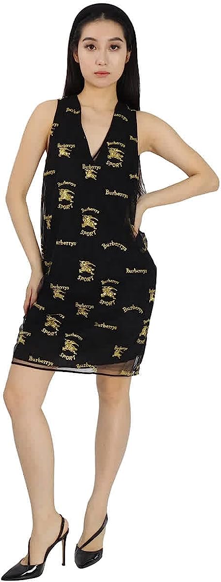 251212222644770_1 BURBERRY Ladies Formal Black Embroi Dress, Brand Size 8 (US Size 6) - Image 1