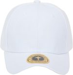TopHeadwear Structured Adjustable Baseball Hat, White 4 Pack - Image 2