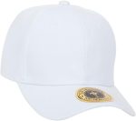 TopHeadwear Structured Adjustable Baseball Hat, White 4 Pack - Image 3