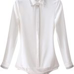 CZDYUF Long Sleeve Patchwork Shirt Women's Spring and Autumn Striped Contrast Chiffon Casual Bottomed -Piece Shirt (Color : D, Size : 2XL)