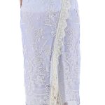 Burberry Ladies Floral-embroidered Tulle Skirt