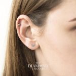 Certified Natural Diamond Stud Earrings for Women 14 Karat Gold Round Brilliant Shaped Earrings 4 Prong Setting with Screw Back and Posts Studs Fine Jewelry for Women - Image 5