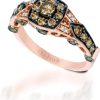 Split Shank / Cushion Halo / Rose Gold