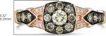 1/2 to 1 1/5 Carat White and Chocolate Diamond Round or Cushion Shaped Halo Ring for Women in 14k Yellow or Rose Gold (G-H/Fancy Brown, VS2-SI1, cttw) Promise Anniversary Ring Size 4 to 10.5 by LeVian - Image 3