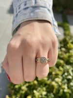 1/2 to 1 1/5 Carat White and Chocolate Diamond Round or Cushion Shaped Halo Ring for Women in 14k Yellow or Rose Gold (G-H/Fancy Brown, VS2-SI1, cttw) Promise Anniversary Ring Size 4 to 10.5 by LeVian - Image 4