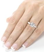 Kobelli Forever One (D-F) Colorless Moissanite Solitaire Ring 2 CTW 14k White Gold - Image 5