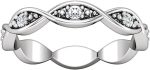 Madina Jewelry 0.80 ct Ladies Round Cut Diamond Eternity Band Ring in Platinum
