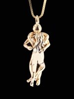 People Necklace Lovers 14K Gold Necklace Puzzle Jewelry - Image 3