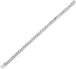 14K White Gold Diamond Tennis Bracelet (2 cttw, H-I Color, I1-I2 Clarity), 7" - Image 2