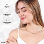 PORI JEWELERS 18K Yellow Gold 1.5MM, 1.8MM, 2MM, 2.5MM, 3MM, 4MM, or 5MM Diamond Cut Rope Chain Necklace Unisex Sizes 16"-30" - Image 5