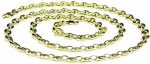 The Diamond Deal 14k REAL Yellow Gold 11.0mm Shiny Puffed SOLID Mariner Chain Necklace or Bracelet Bangle for Pendants and Charms with Lobster-Claw Clasp (8.5", 20", 22" or 24 inch) - Image 2