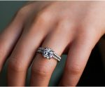Kobelli Moissanite and Lab Grown Diamond Bridal Rings Set 2 1/3 CTW 14k White Gold (GH/VS, DEF/VS) - Image 2