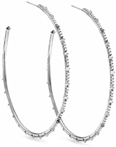 251228015844203_1 Kendra Scott White Diamond Nia Hoop Earrings in 14k Gold, Fine Jewelry for Women - Image 1