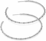Kendra Scott White Diamond Nia Hoop Earrings in 14k Gold, Fine Jewelry for Women - Image 2