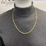 WJD Exclusives 14K Solid Yellow Gold 4mm Milano Figaro Rope Chain Necklace 20"-26" - Image 2