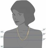 14K SOLID Yellow or White Gold 1.00mm, 1.5mm, 2.00mm, 3.00mm Shiny Diamond-Cut Gourmette Chain Necklace for Pendants and Charms with Lobster-Claw Clasp (16" 18" 20" 22" 24" or 30 inch) - Image 3