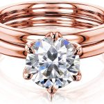 Kobelli 1.9ct Round Forever One Floating Tulip Comfort Fit Wedding Set (DEF/VS)