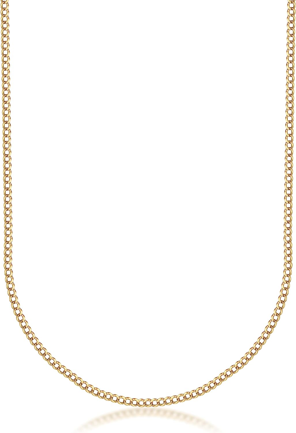 251228015850306_1 PORI JEWELERS 18K Solid Gold 1.8MM, 2.5MM, 3MM, 3.8MM, 4.5MM, 5.5MM, 7MM Cuban Curb Link Chain Necklace- Made In Italy - Image 1