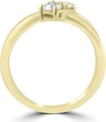 Madina Jewelry 0.50 ct Ladies Round Cut Diamond Anniversary Wedding Band Ring G Color SI-1 Clarity in 18 kt Yellow Gold - Image 5
