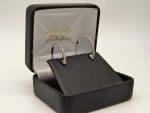 Dazzlingrock Collection 0.90 Carat (ctw) 14K Gold Round Diamond Ladies In and Out Hoop Earrings - Image 3