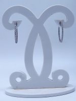Dazzlingrock Collection 0.90 Carat (ctw) 14K Gold Round Diamond Ladies In and Out Hoop Earrings - Image 4