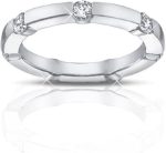 Madina Jewelry 0.65 ct Ladies Round Cut Diamond Eternity Band Ring in Channel Setting in Platinum