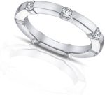 Madina Jewelry 0.65 ct Ladies Round Cut Diamond Eternity Band Ring in Channel Setting in Platinum - Image 3