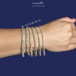 Pompeii3 14k White or Yellow Gold 4ct T.W. Natural Diamond Round-Cut Tennis Bracelet Women's 7" - Image 3