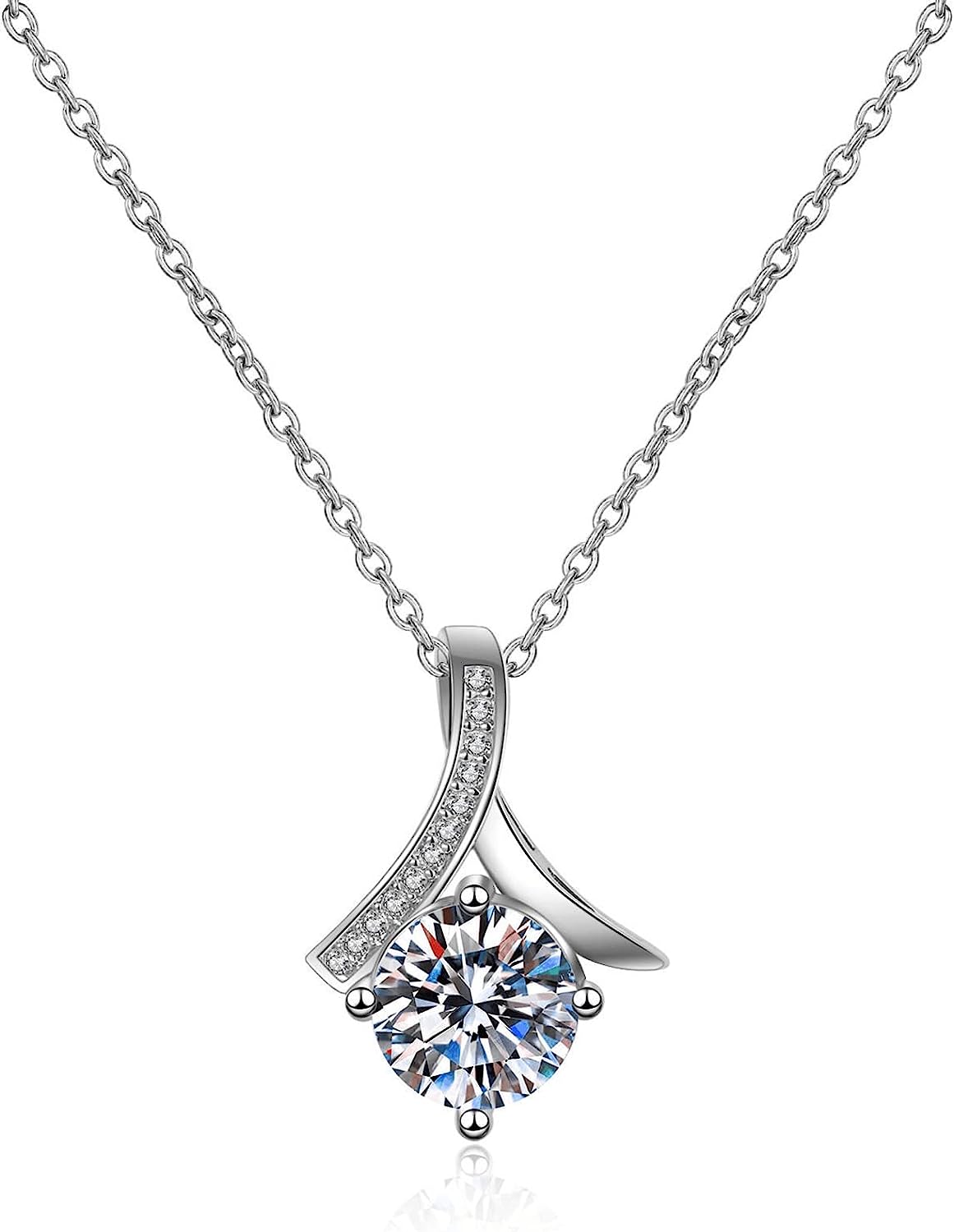 251228020108751_1 JUNZAI Beauty Fish Tail Necklace,Jewelry Necklaces for Women Necklace Mother's Day Birthday Gifts for Women Wife Mom - Image 1