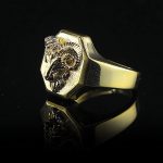 10K Gold Aries Ram Zodiac Signet Ring | 14K GOLD Animal Goat Handmade Solid Band Ring | 18K Gold Custom Jewelry Men Women Unique Gift - Image 5