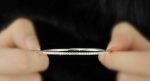3/4 Carat Natural Diamond Bangle Bracelet for Women in 14k White and Yellow Gold (H-I, I1-I2, cttw) Fold Over by Belantina - Image 7