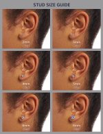 Collection Certified 14k Gold Diamond with Screw Back and Post Stud Earrings (J-K Color, I1-I2 Clarity) - Image 4