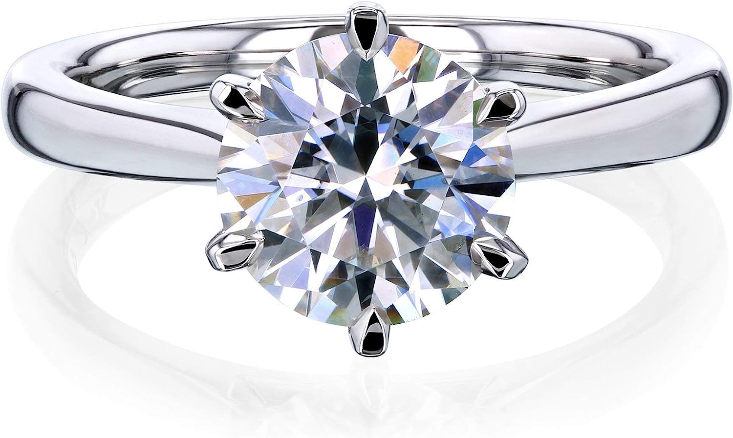 251228020109264_1 Kobelli 1.9ct Round Forever One Moissanite 6-Prong Ring (DEF/VS) - Image 1