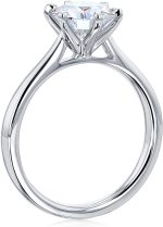 Kobelli 1.9ct Round Forever One Moissanite 6-Prong Ring (DEF/VS) - Image 3