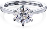 Kobelli 1.9ct Round Forever One Moissanite 6-Prong Ring (DEF/VS) - Image 5