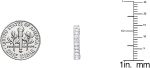 Dazzlingrock Collection 0.50 ct to 2.13 ct Lab Grown Round White Diamond Ladies Hoop Earrings, 14K Gold - Image 3