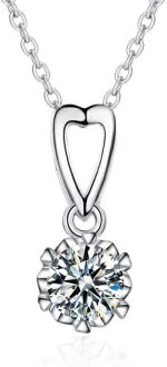 SHENGANG Women Pendant,Pendant Pendants,Forever Love Heart Pendants Jewellery Anniversary/Birthday Gifts For Her/Mum/Wife