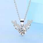 JUNZAI Fashion Women’s Necklace,Handmade Sterling Necklace for Women, Christmas Birthday Valentines Day Jewelry Gift for Women and Girls - Image 2